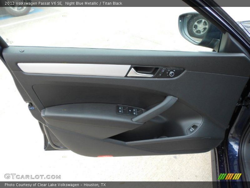 Night Blue Metallic / Titan Black 2012 Volkswagen Passat V6 SE