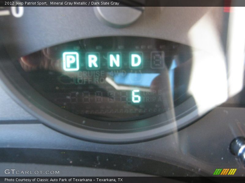 Mineral Gray Metallic / Dark Slate Gray 2012 Jeep Patriot Sport