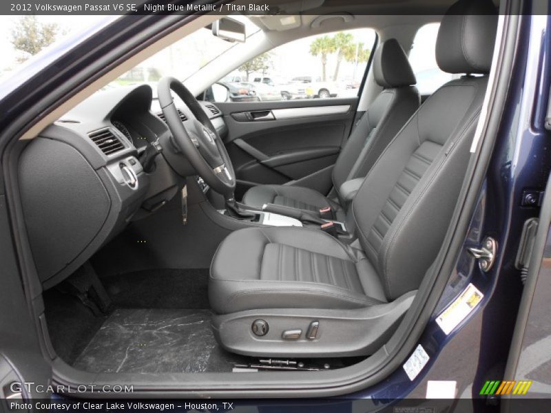 Night Blue Metallic / Titan Black 2012 Volkswagen Passat V6 SE