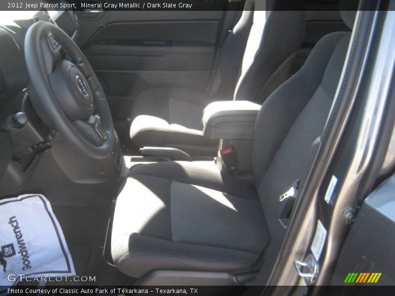 Mineral Gray Metallic / Dark Slate Gray 2012 Jeep Patriot Sport