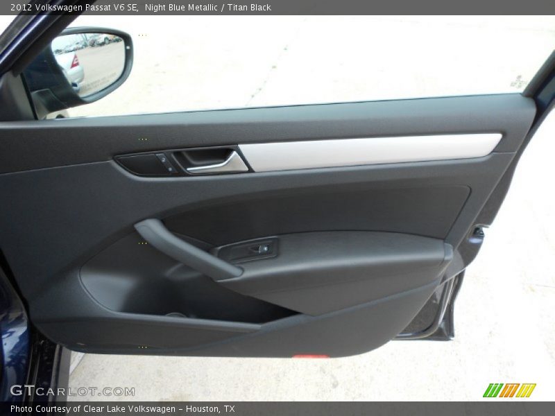 Night Blue Metallic / Titan Black 2012 Volkswagen Passat V6 SE