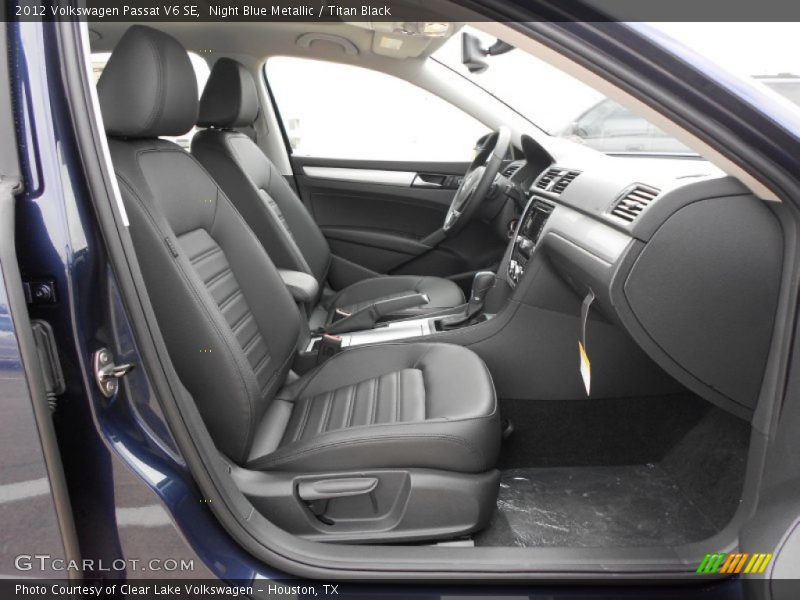 Night Blue Metallic / Titan Black 2012 Volkswagen Passat V6 SE