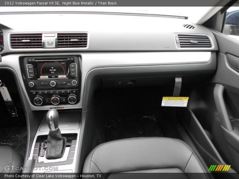 Night Blue Metallic / Titan Black 2012 Volkswagen Passat V6 SE