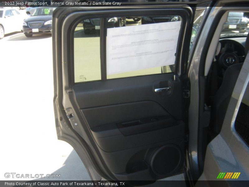 Mineral Gray Metallic / Dark Slate Gray 2012 Jeep Patriot Sport