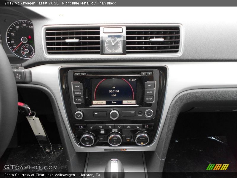 Night Blue Metallic / Titan Black 2012 Volkswagen Passat V6 SE