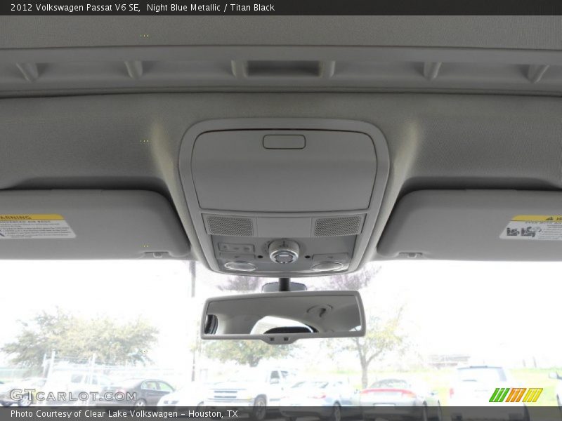 Night Blue Metallic / Titan Black 2012 Volkswagen Passat V6 SE