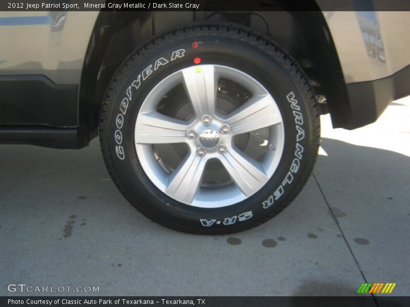 Mineral Gray Metallic / Dark Slate Gray 2012 Jeep Patriot Sport