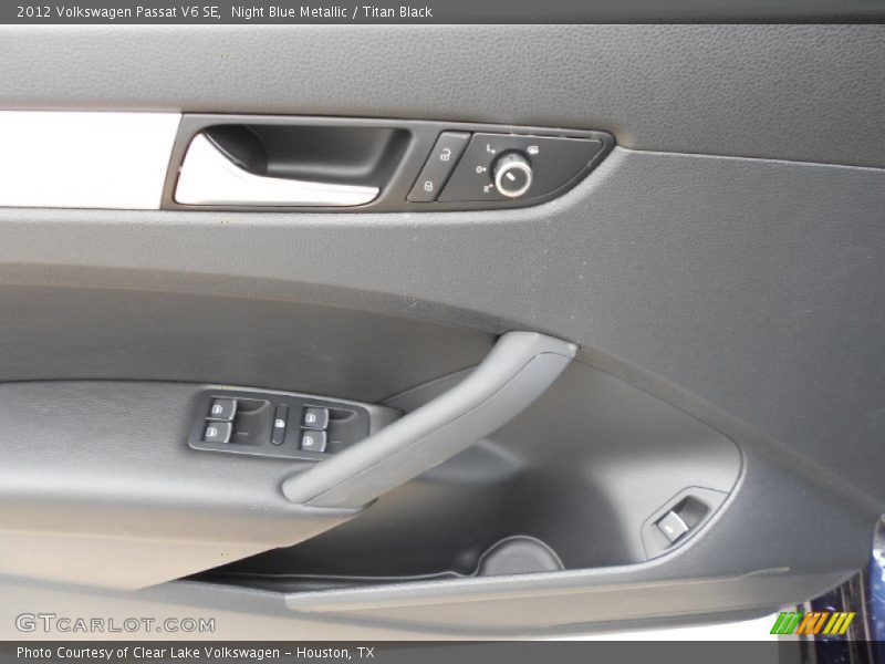Night Blue Metallic / Titan Black 2012 Volkswagen Passat V6 SE