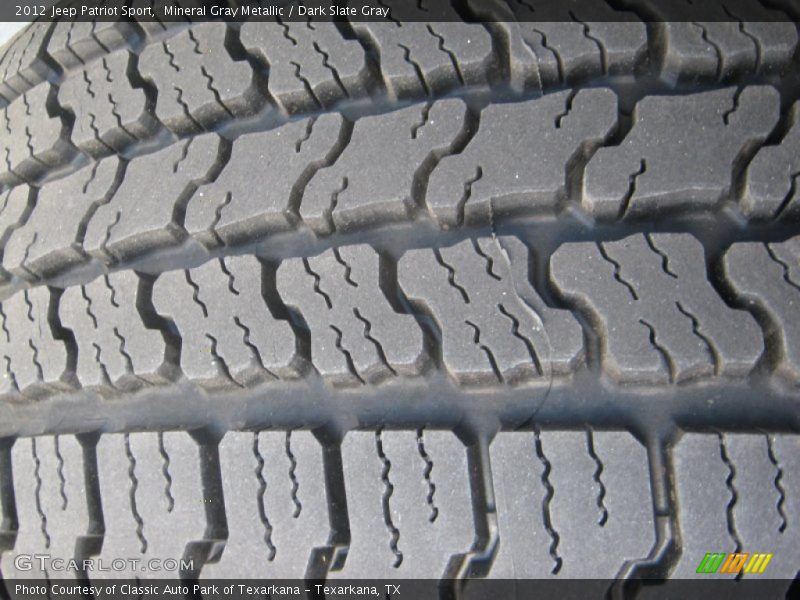 Mineral Gray Metallic / Dark Slate Gray 2012 Jeep Patriot Sport