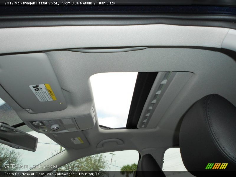 Night Blue Metallic / Titan Black 2012 Volkswagen Passat V6 SE