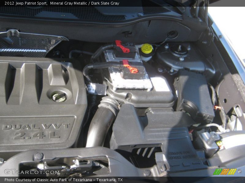 Mineral Gray Metallic / Dark Slate Gray 2012 Jeep Patriot Sport