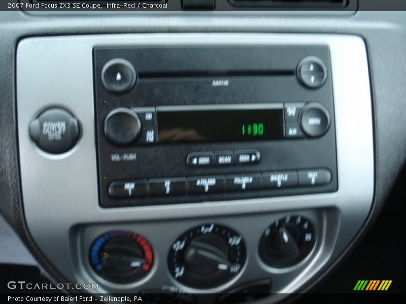 Infra-Red / Charcoal 2007 Ford Focus ZX3 SE Coupe