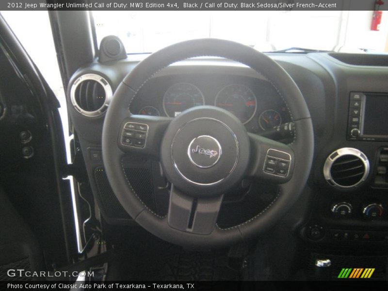 Black / Call of Duty: Black Sedosa/Silver French-Accent 2012 Jeep Wrangler Unlimited Call of Duty: MW3 Edition 4x4