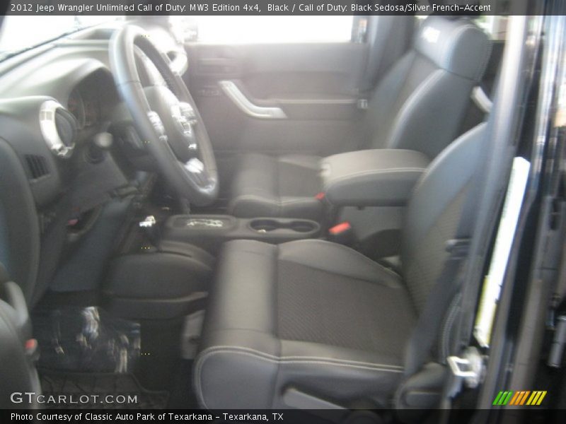 Black / Call of Duty: Black Sedosa/Silver French-Accent 2012 Jeep Wrangler Unlimited Call of Duty: MW3 Edition 4x4