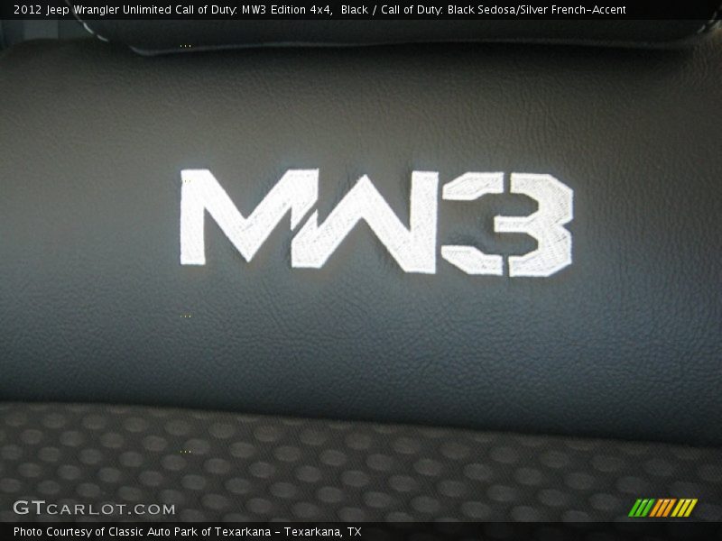  2012 Wrangler Unlimited Call of Duty: MW3 Edition 4x4 Logo