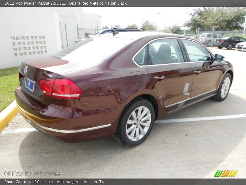 Opera Red Metallic / Titan Black 2012 Volkswagen Passat 2.5L SEL