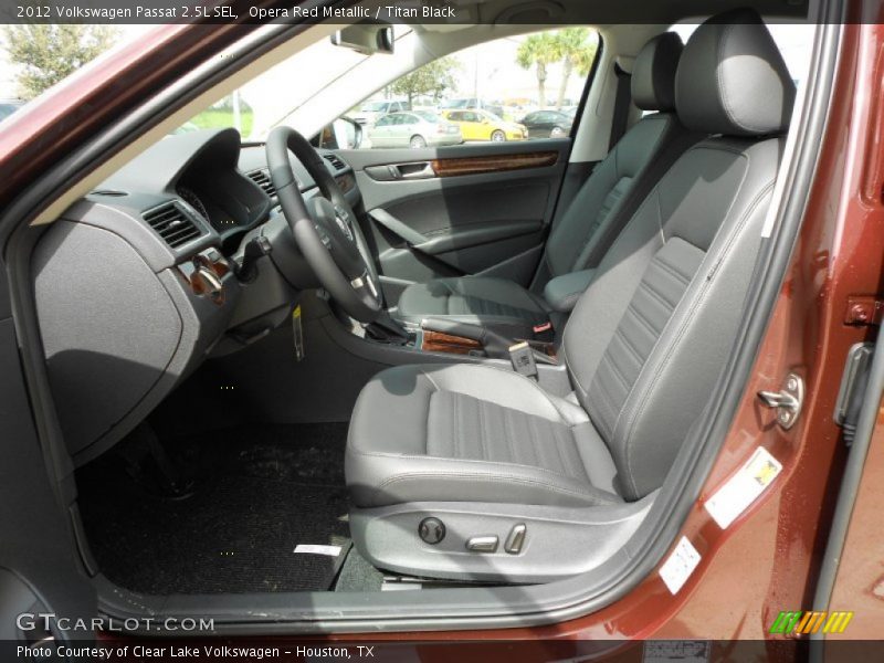Opera Red Metallic / Titan Black 2012 Volkswagen Passat 2.5L SEL