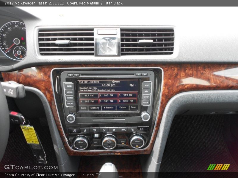 Opera Red Metallic / Titan Black 2012 Volkswagen Passat 2.5L SEL