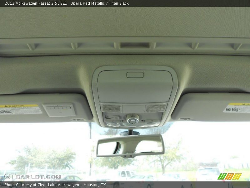 Opera Red Metallic / Titan Black 2012 Volkswagen Passat 2.5L SEL