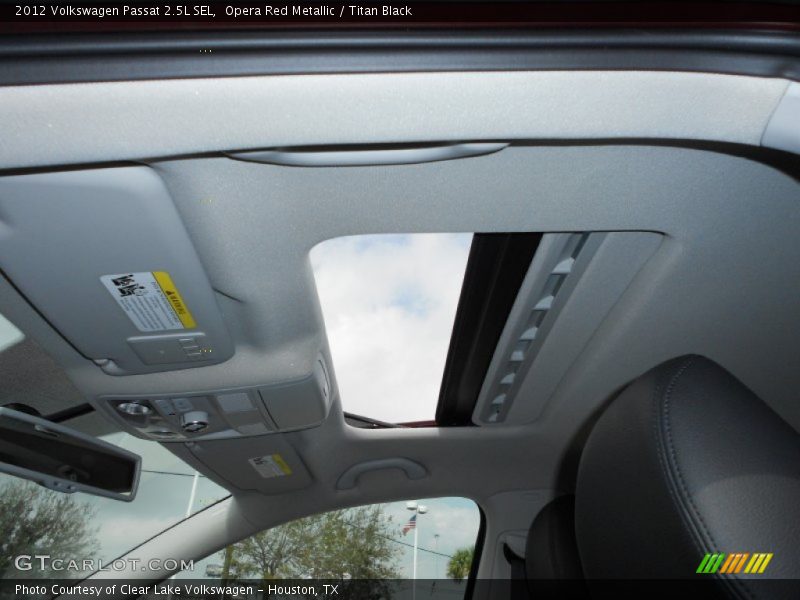 Opera Red Metallic / Titan Black 2012 Volkswagen Passat 2.5L SEL