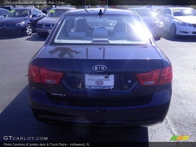 Midnight Blue / Gray 2010 Kia Optima LX