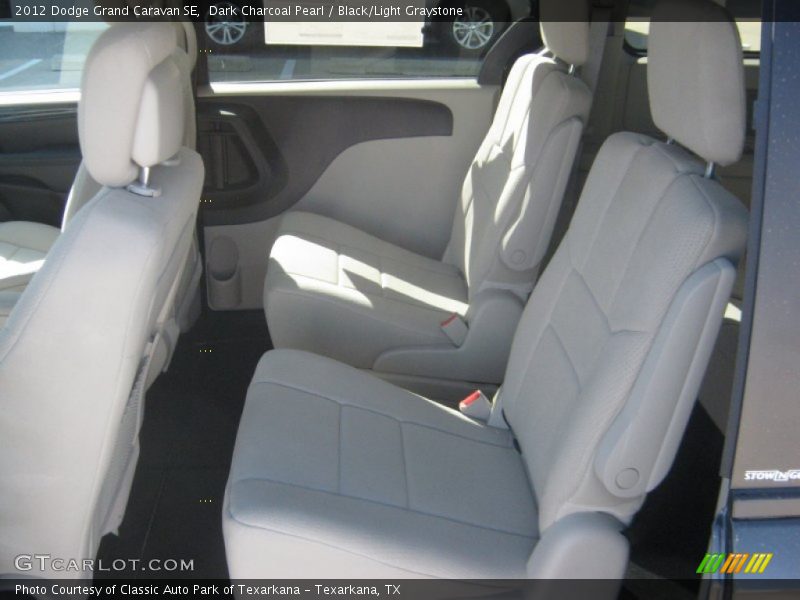 Dark Charcoal Pearl / Black/Light Graystone 2012 Dodge Grand Caravan SE