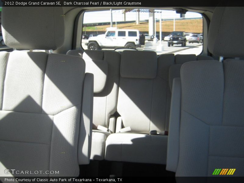 Dark Charcoal Pearl / Black/Light Graystone 2012 Dodge Grand Caravan SE