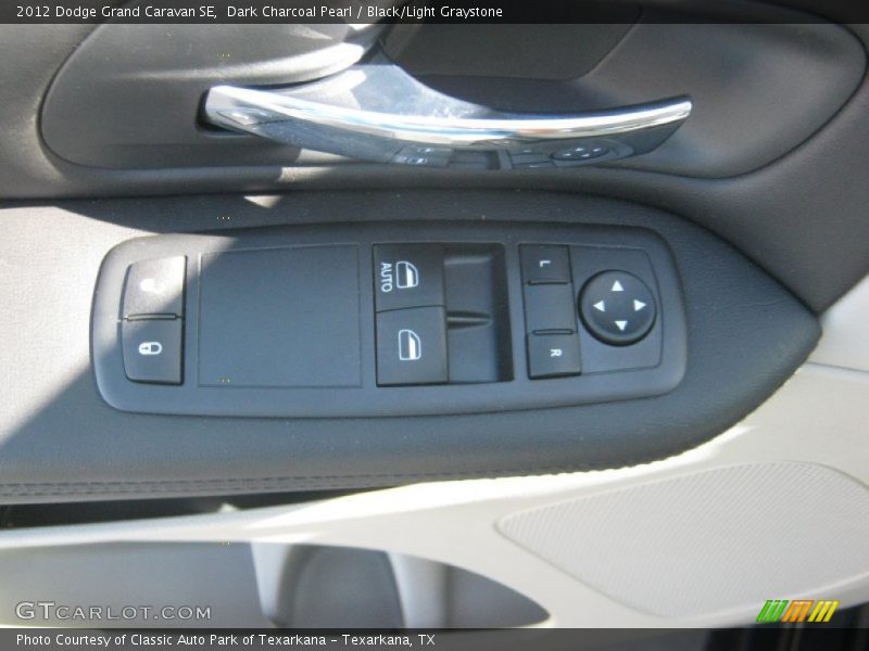 Dark Charcoal Pearl / Black/Light Graystone 2012 Dodge Grand Caravan SE