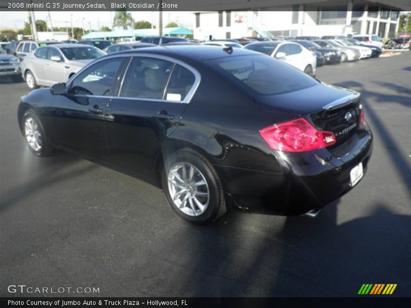 Black Obsidian / Stone 2008 Infiniti G 35 Journey Sedan