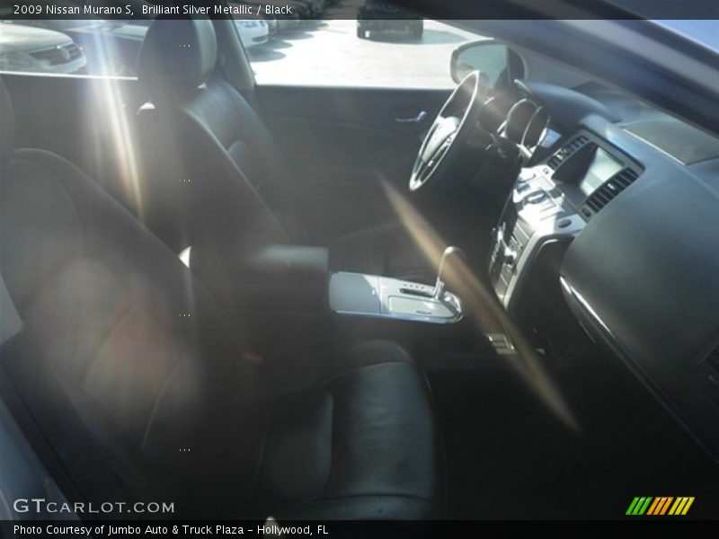Brilliant Silver Metallic / Black 2009 Nissan Murano S