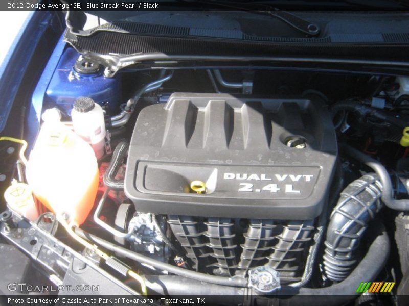 Blue Streak Pearl / Black 2012 Dodge Avenger SE
