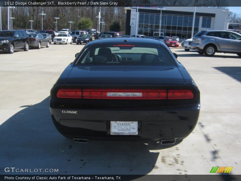Blackberry Pearl / Dark Slate Gray 2012 Dodge Challenger SXT