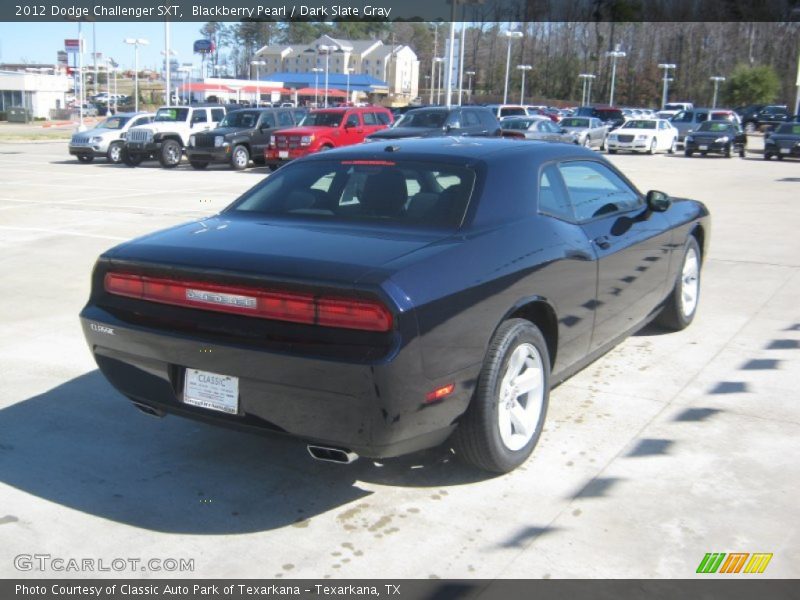 Blackberry Pearl / Dark Slate Gray 2012 Dodge Challenger SXT