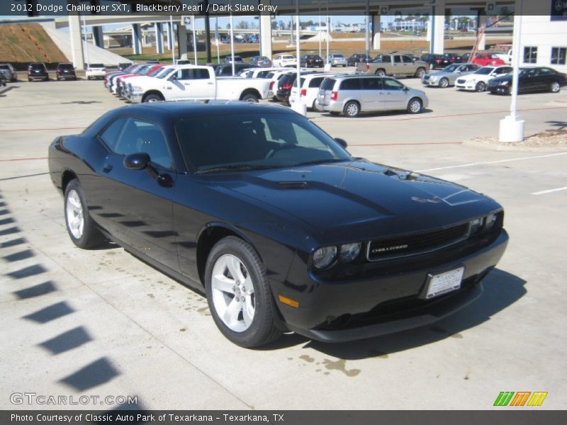 Blackberry Pearl / Dark Slate Gray 2012 Dodge Challenger SXT