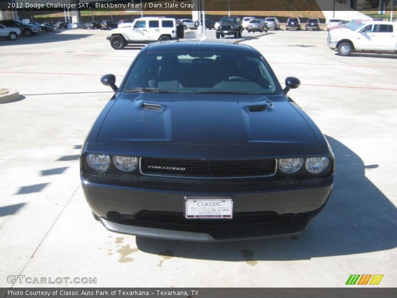 Blackberry Pearl / Dark Slate Gray 2012 Dodge Challenger SXT