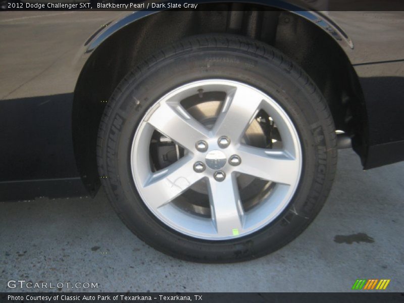 Blackberry Pearl / Dark Slate Gray 2012 Dodge Challenger SXT