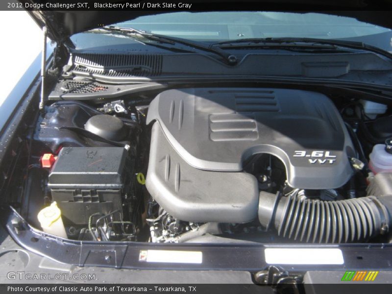 Blackberry Pearl / Dark Slate Gray 2012 Dodge Challenger SXT