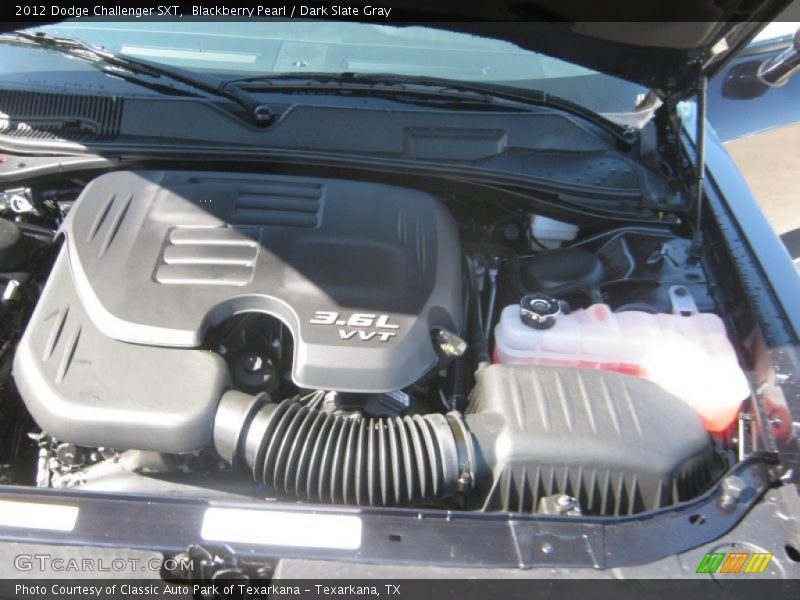 Blackberry Pearl / Dark Slate Gray 2012 Dodge Challenger SXT