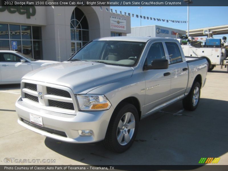 Bright Silver Metallic / Dark Slate Gray/Medium Graystone 2012 Dodge Ram 1500 Express Crew Cab 4x4