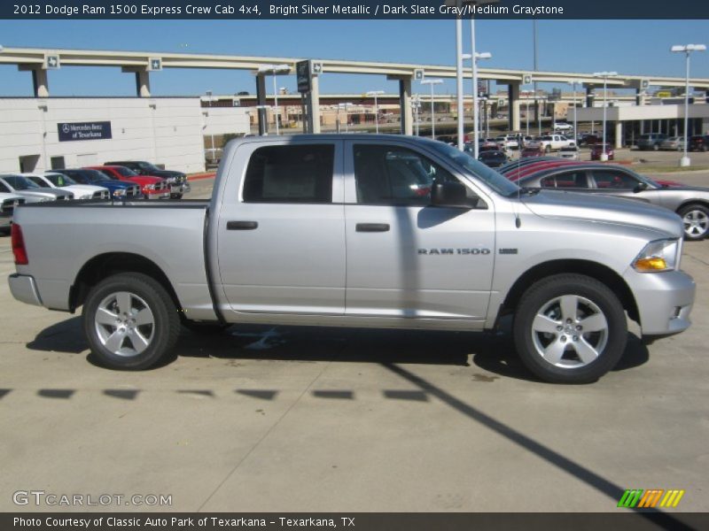 Bright Silver Metallic / Dark Slate Gray/Medium Graystone 2012 Dodge Ram 1500 Express Crew Cab 4x4