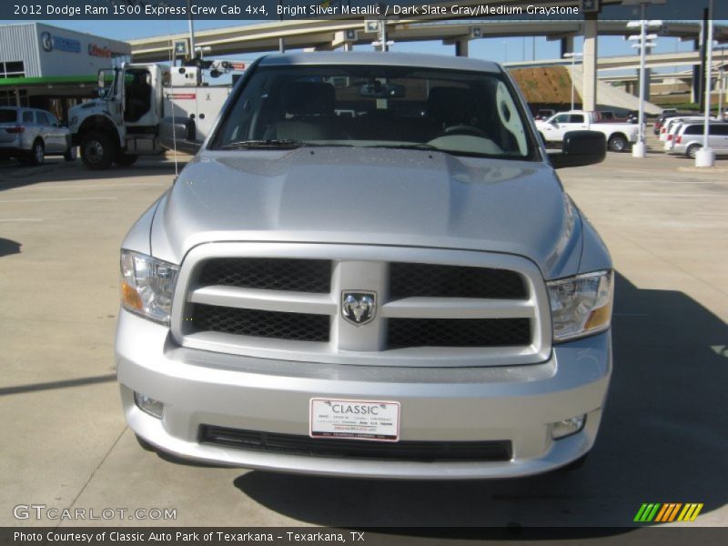 Bright Silver Metallic / Dark Slate Gray/Medium Graystone 2012 Dodge Ram 1500 Express Crew Cab 4x4