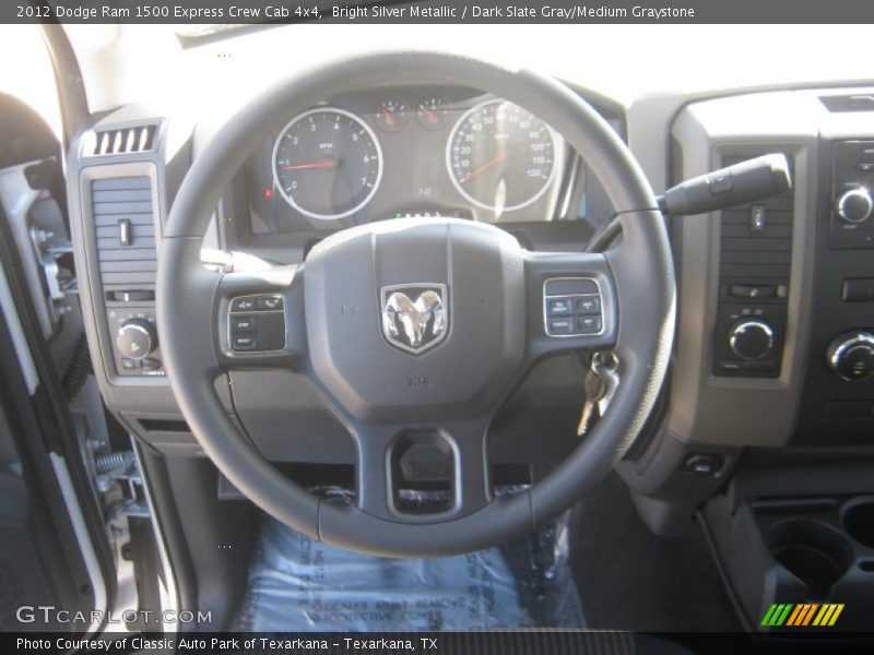 Bright Silver Metallic / Dark Slate Gray/Medium Graystone 2012 Dodge Ram 1500 Express Crew Cab 4x4
