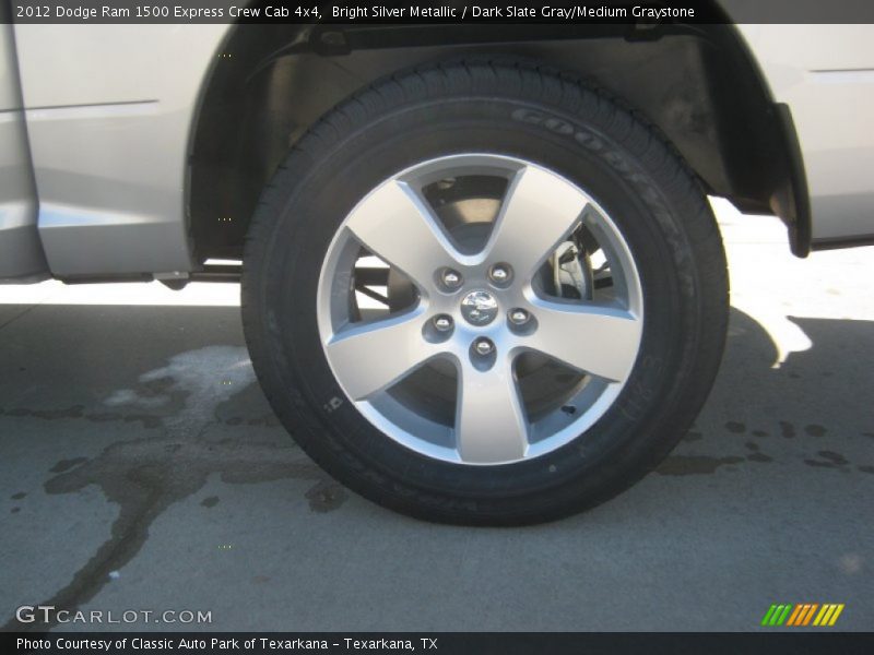 Bright Silver Metallic / Dark Slate Gray/Medium Graystone 2012 Dodge Ram 1500 Express Crew Cab 4x4