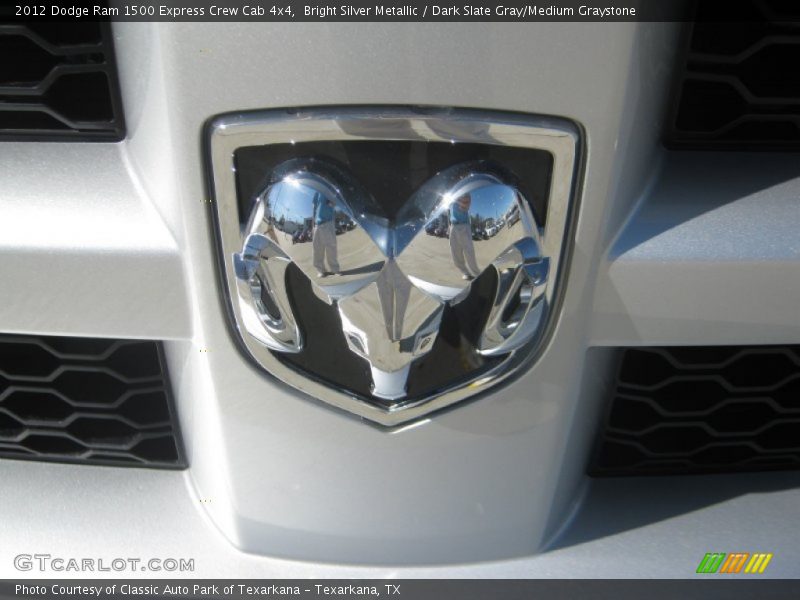 Bright Silver Metallic / Dark Slate Gray/Medium Graystone 2012 Dodge Ram 1500 Express Crew Cab 4x4