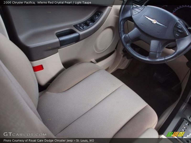 Inferno Red Crystal Pearl / Light Taupe 2006 Chrysler Pacifica