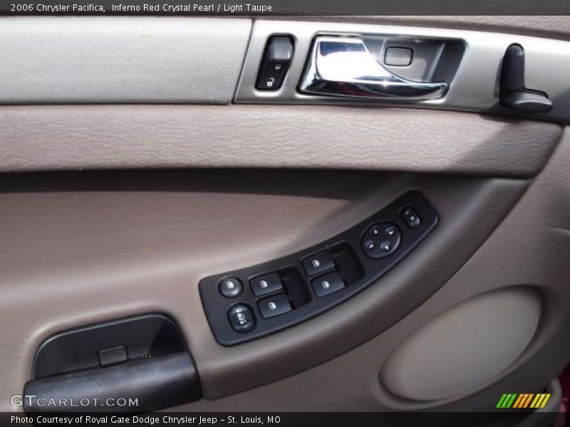 Inferno Red Crystal Pearl / Light Taupe 2006 Chrysler Pacifica