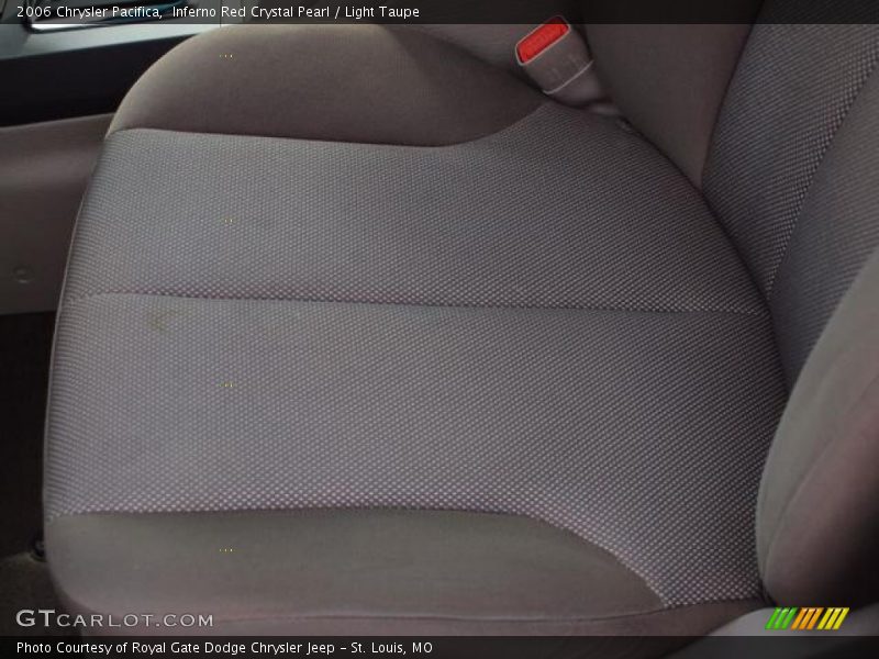 Inferno Red Crystal Pearl / Light Taupe 2006 Chrysler Pacifica