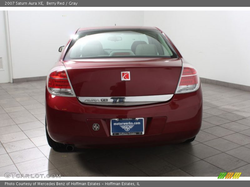 Berry Red / Gray 2007 Saturn Aura XE