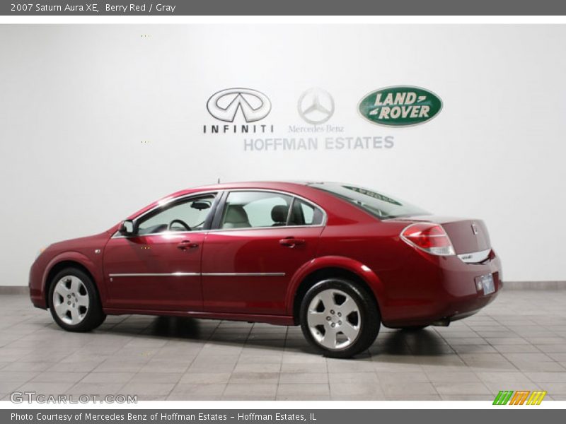 Berry Red / Gray 2007 Saturn Aura XE