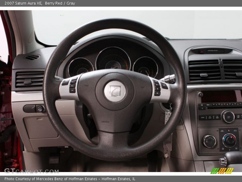 Berry Red / Gray 2007 Saturn Aura XE